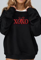 XOXO Bow Valentine Sweatshirt