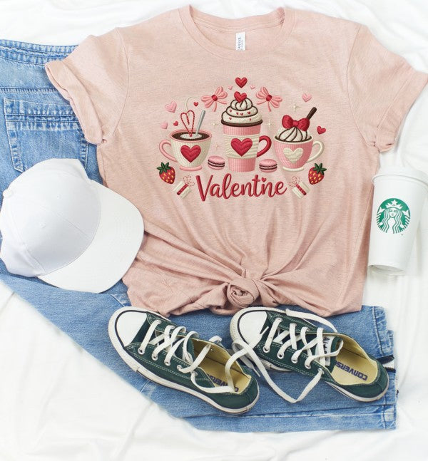 Coffee Valentine Bella Canvas Short Sleeve Tee