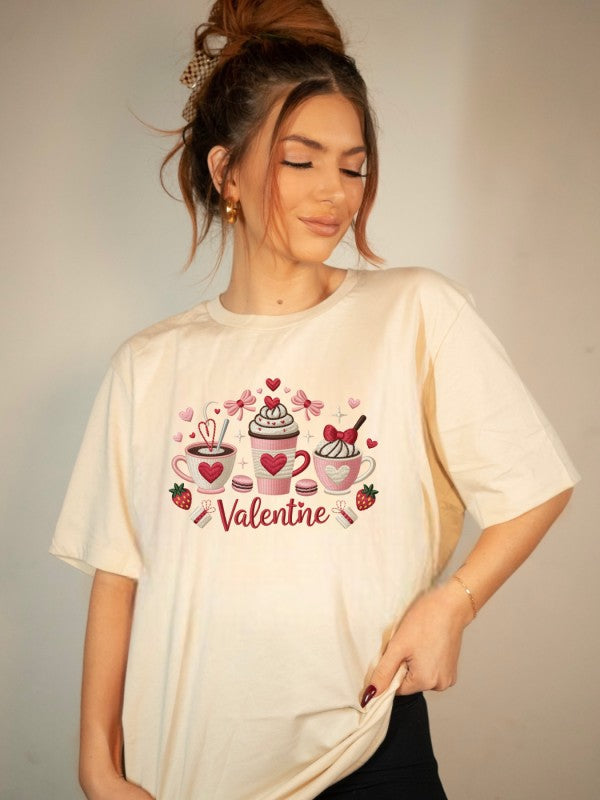 Coffee Valentine Bella Canvas Short Sleeve Tee
