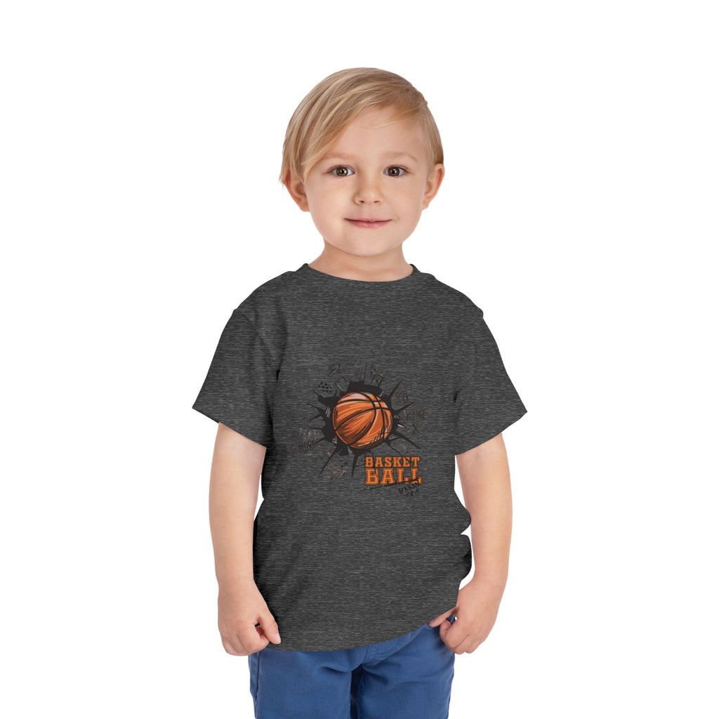 Toddler Basketball Tee - 'Future MVP' Graphic Kids Shirt