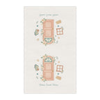 Home Sweet Home Tea Towel — Cottage Door Kitchen Dish Towel (Set)
