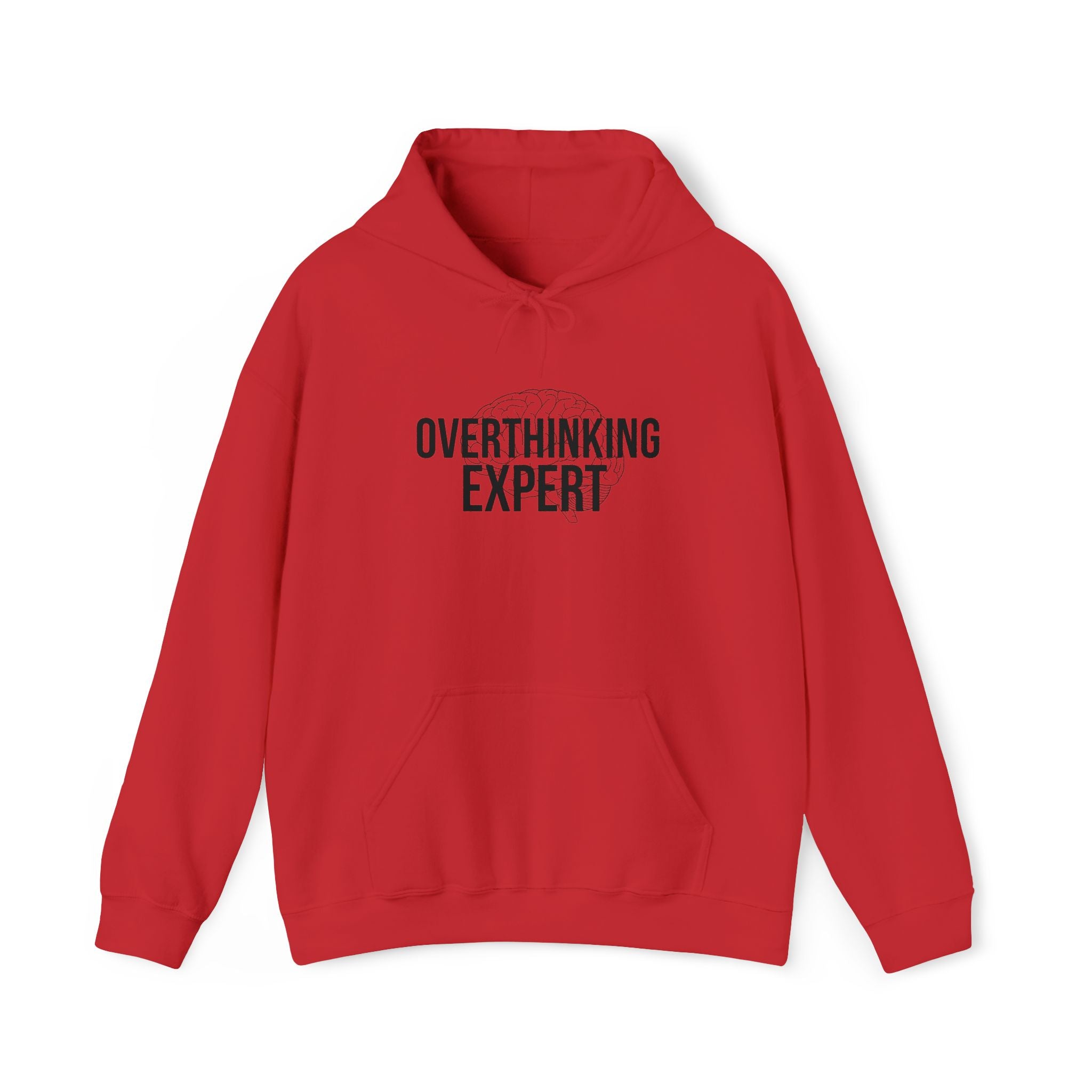 Overthinking Expert Hoodie | sarcastic sweatshirt, self-deprecating quote