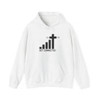 Christian Faith Hoodie — "Get Connected" Signal Bars Cross Design