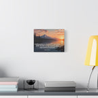 Psalm 121 Canvas Wall Art — "I Will Lift Up Mine Eyes unto the Hills" Inspirational Landscape