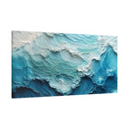 Ocean Waves Texture Matte Canvas Print