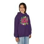 Youth Hoodie - "Just Vibes" Neon Graffiti Pullover