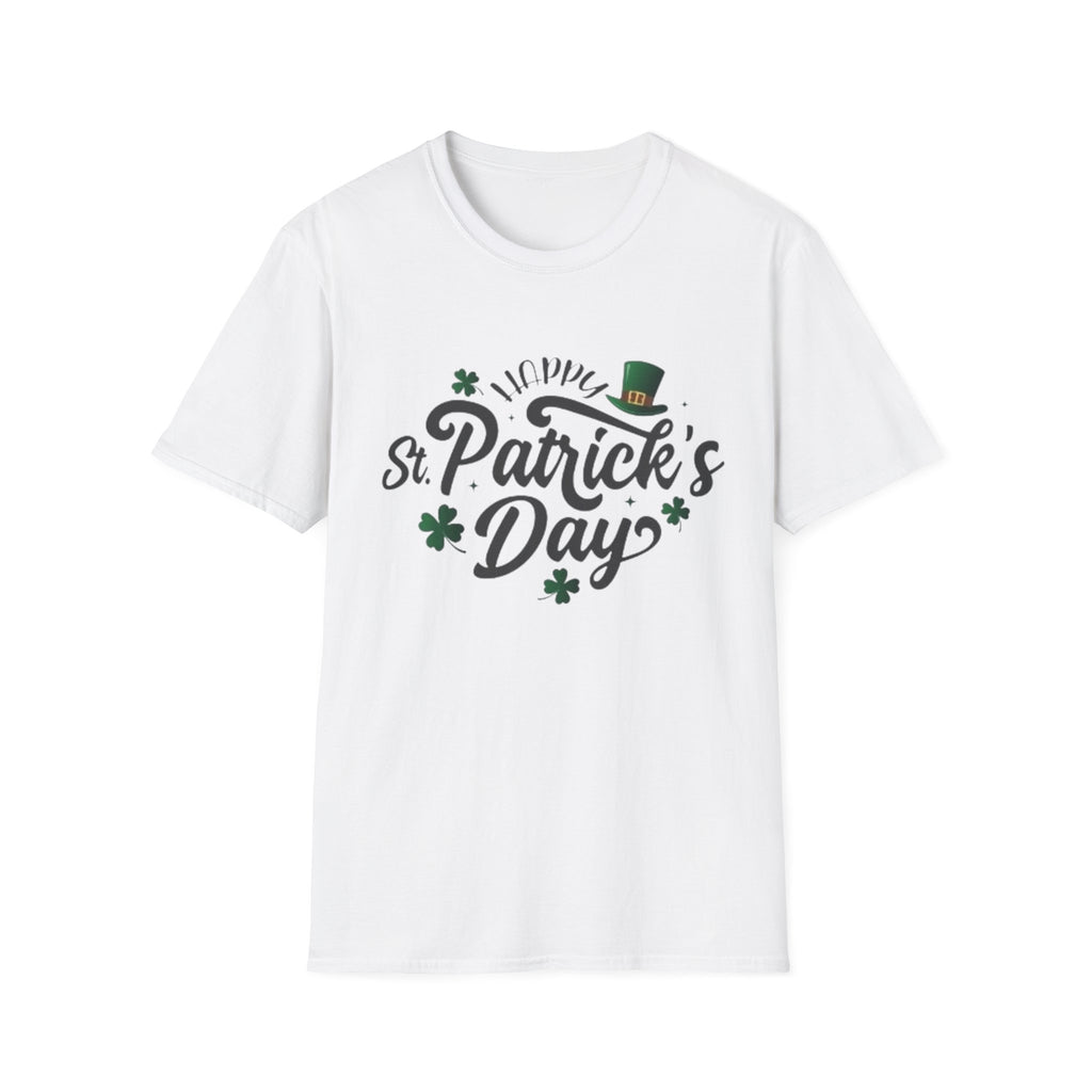 St. Patrick's Day T-Shirt – Lucky Shamrock & Leprechaun Hat Tee