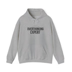 Overthinking Expert Hoodie | sarcastic sweatshirt, self-deprecating quote