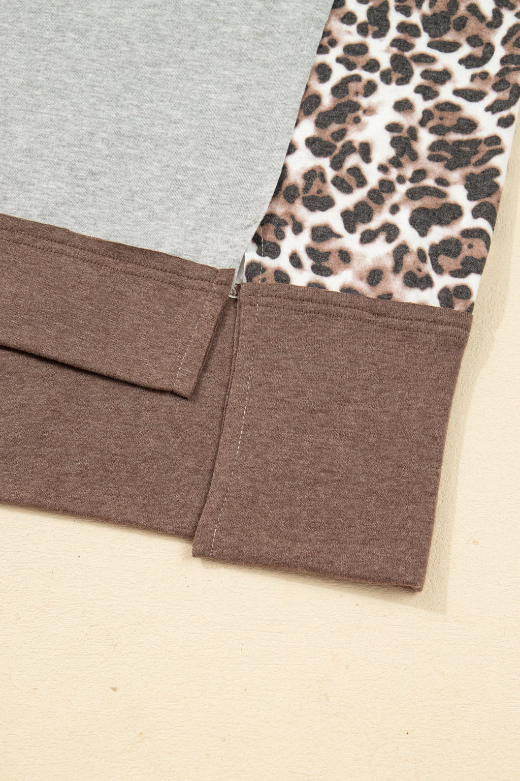 Leopard Patchwork PLUS Sweatshirt