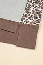 Leopard Patchwork PLUS Sweatshirt
