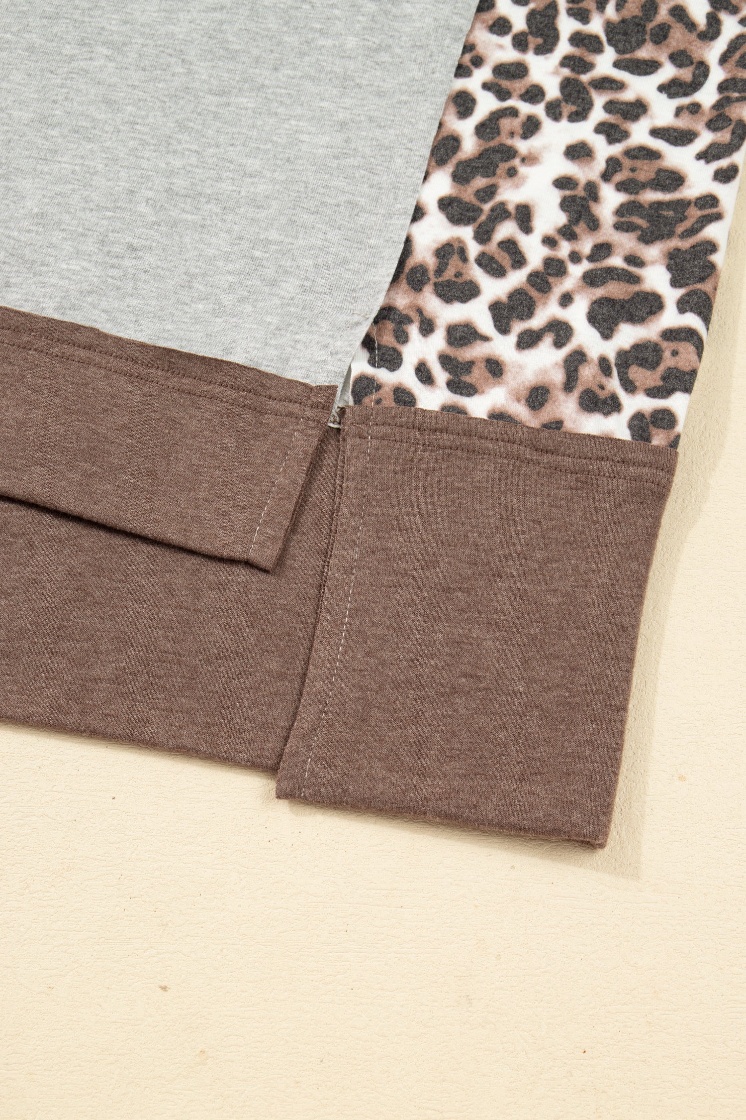 Leopard Patchwork PLUS Sweatshirt