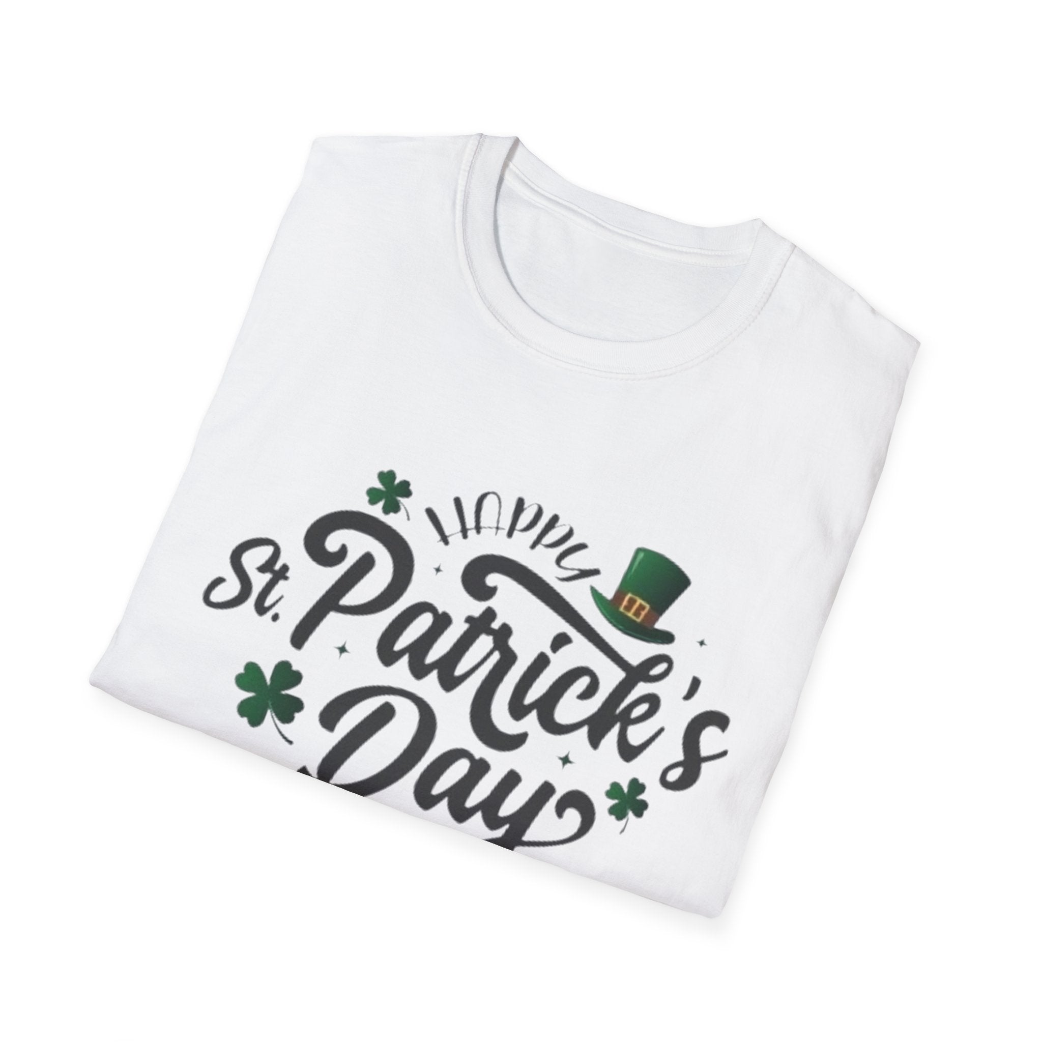 St. Patrick's Day T-Shirt – Lucky Shamrock & Leprechaun Hat Tee