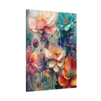Floral Dreamscape Matte Canvas Print — Stretched 1.25"