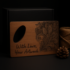 Bottle Opener Personalized engraving Cedar Wood Credit Card-1