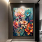 Spring Bouquet Impasto Wall Art
