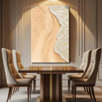 Beige Beach Coastal Wall Art