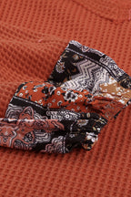 Knitted Floral Long Sleeve