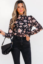 Floral Long Sleeve Blouse