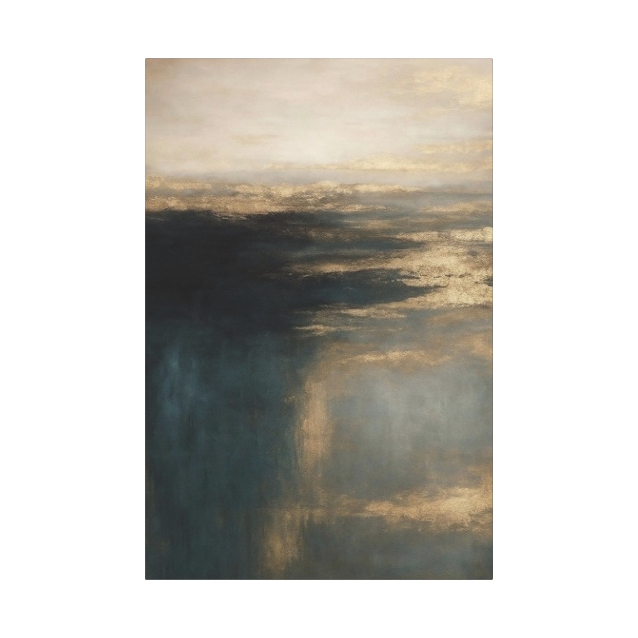 Abstract Stormy Seascape Canvas