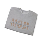 Mom Leopard Print Crewneck Sweatshirt - 'Mom' Script Graphic, Mother's Day Gift