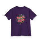 Kids T-Shirt — "Embrace Your Weird" Colorful Splash Graphic