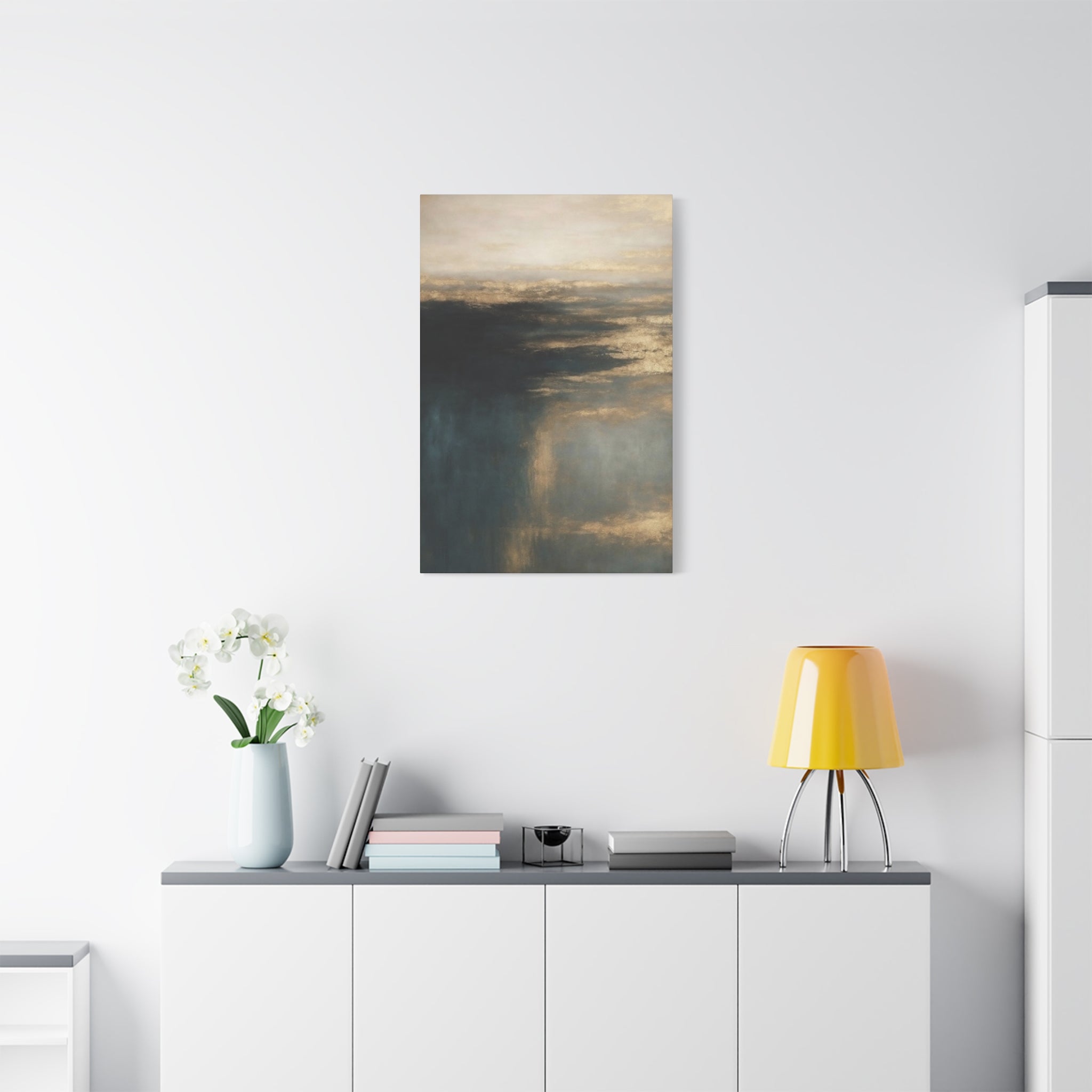 Abstract Stormy Seascape Canvas