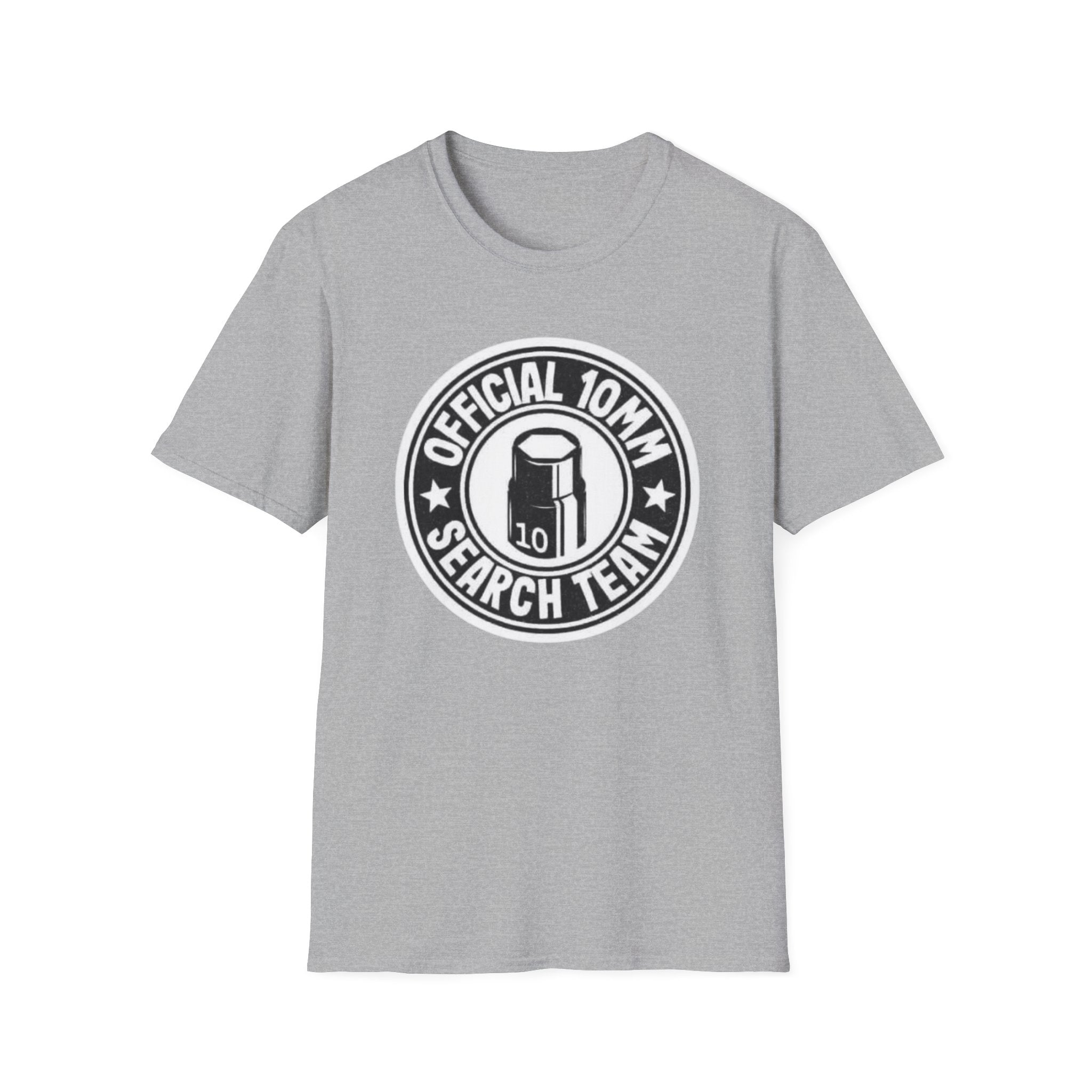 10mm Search Team T-Shirt – 'Official 10MM' Logo Tee