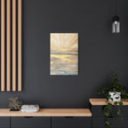Golden Sunrise Seascape Canvas
