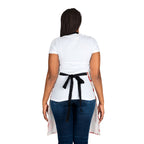 Kitchen Script Apron — Red Cooking Words Design