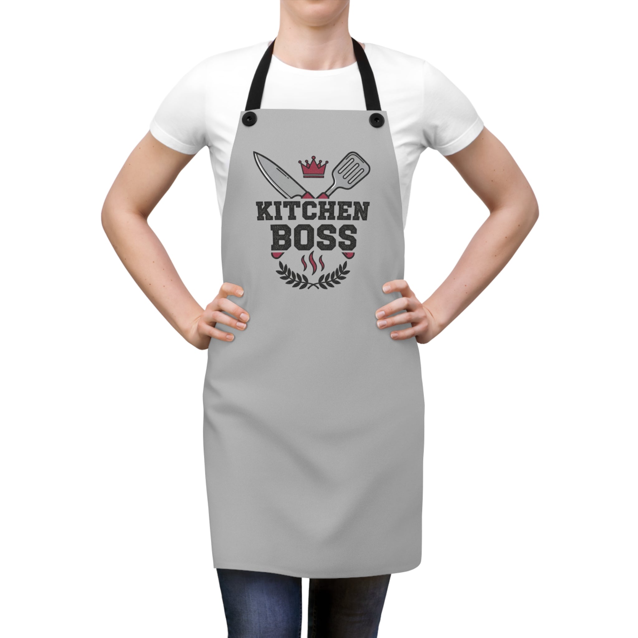 Kitchen Boss Apron — 'Kitchen Boss' Graphic Chef Apron for Home Cooks & BBQs