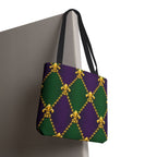 Mardi Gras Fleur-de-Lis Diamond Tote