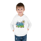 Toddler Hoodie — 'Stay Wild' Graffiti Daisy Pullover