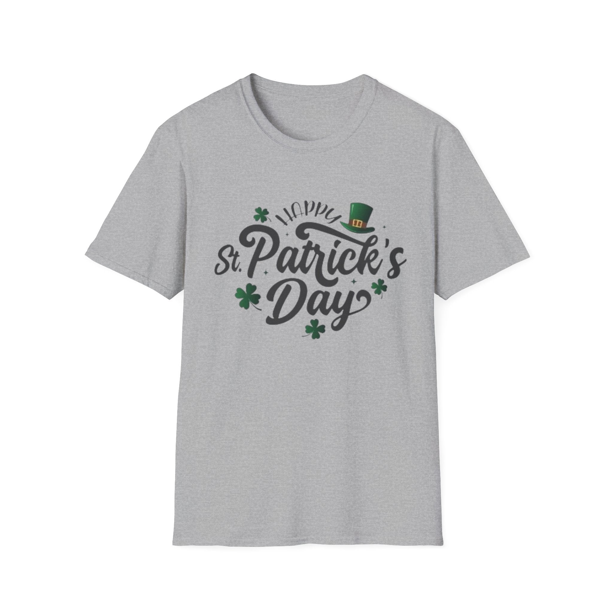 St. Patrick's Day T-Shirt – Lucky Shamrock & Leprechaun Hat Tee