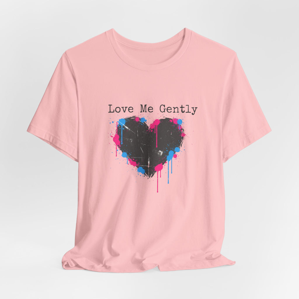 Distressed Graffiti Heart Tee | grunge heart shirt, punk heart design