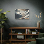 Biblical Exodus Wall Canvas — Parting of the Red Sea Matte Stretched Canvas