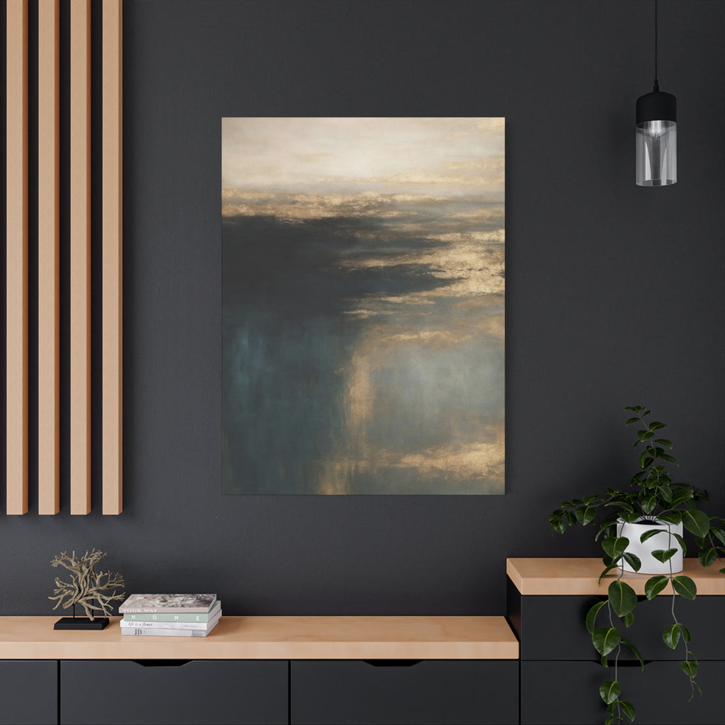 Abstract Stormy Seascape Canvas