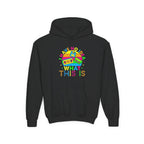 Youth Hoodie — Colorful Retro Cassette 'I Have No Idea What This Is' Graphic