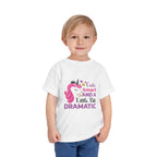 Toddler Tee — Cute Smart and a Little Bit Dramatic Unicorn Shirt