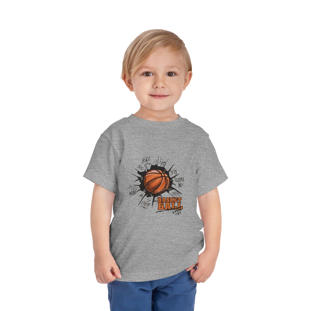 Toddler Basketball Tee - 'Future MVP' Graphic Kids Shirt