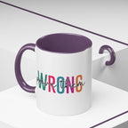 Accent Coffee Mug — "Prove Them Wrong" Colorful Motivational Ceramic Mug (11/15oz)