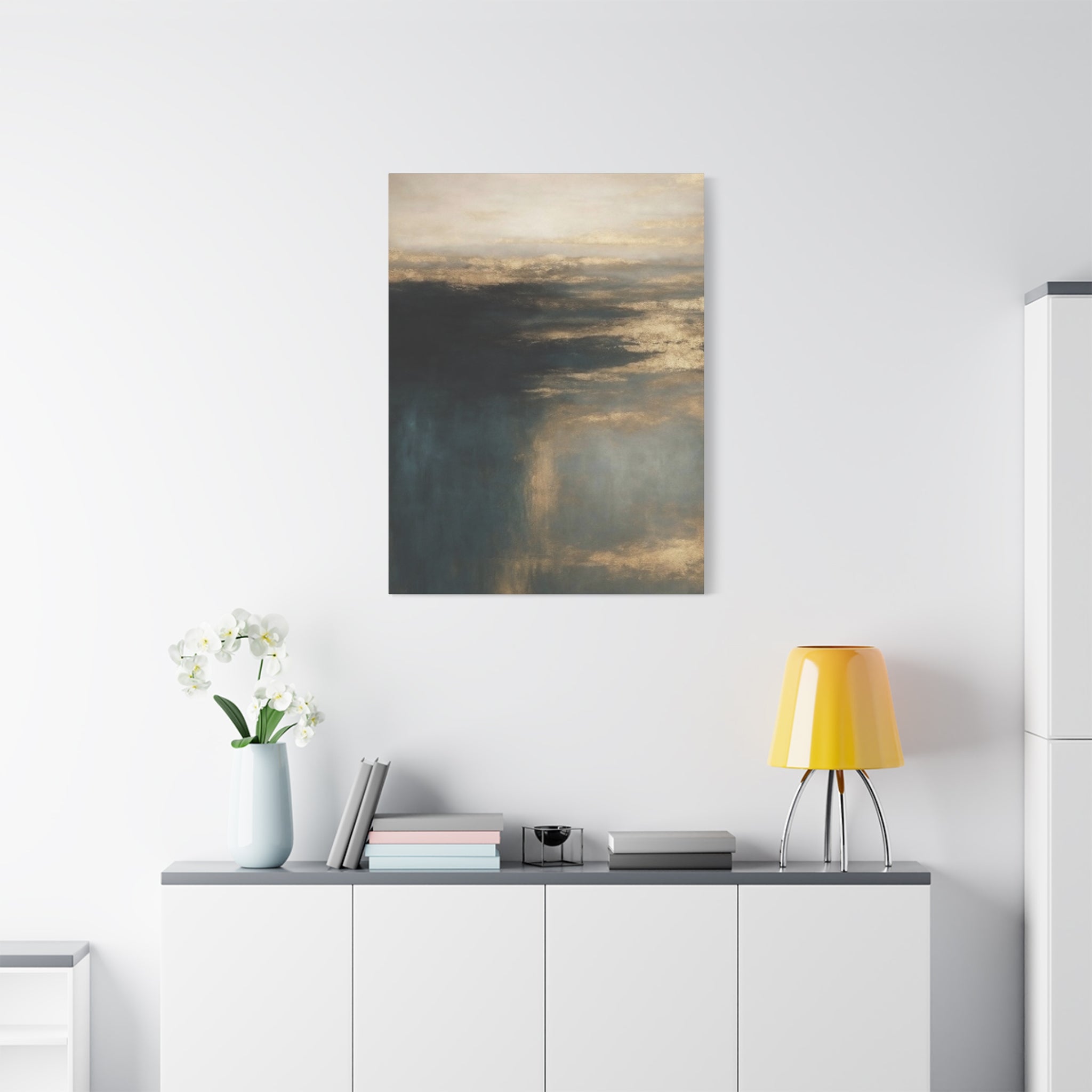 Abstract Stormy Seascape Canvas