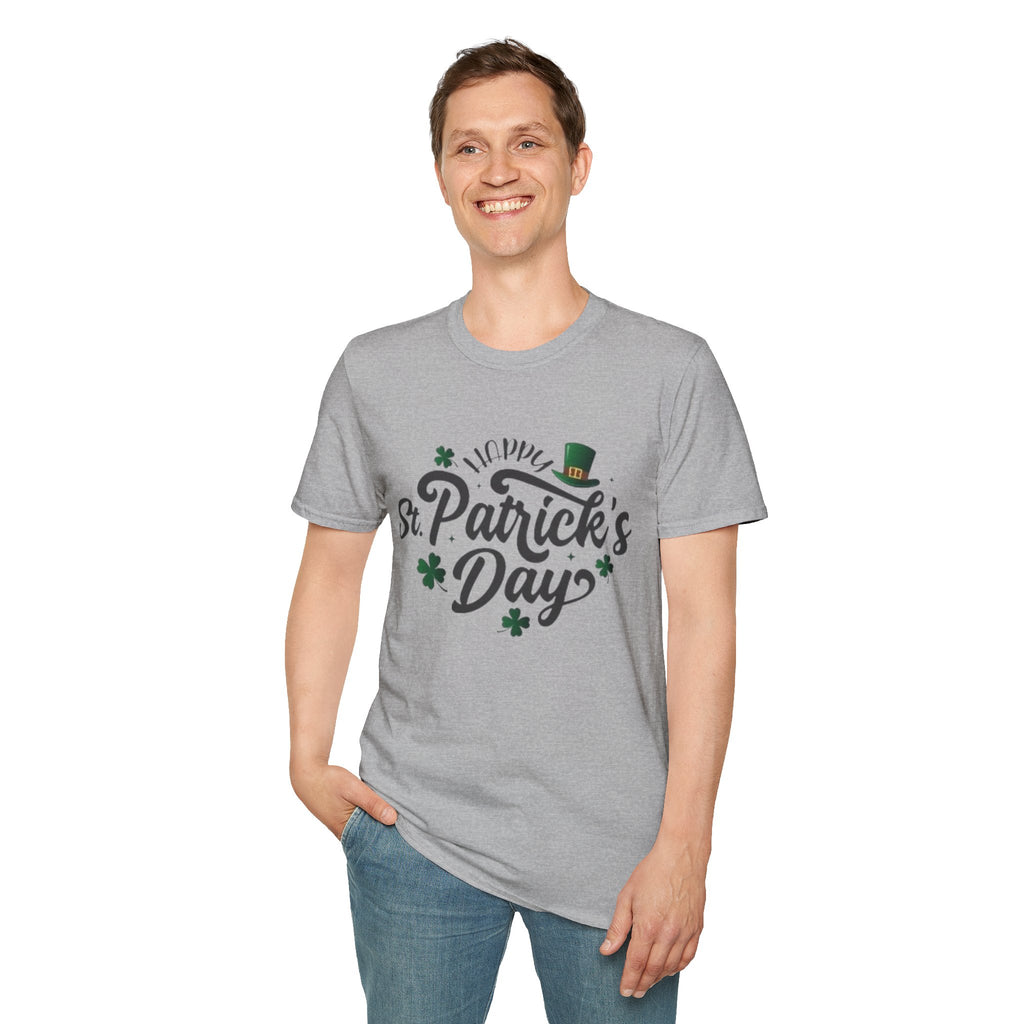 St. Patrick's Day T-Shirt – Lucky Shamrock & Leprechaun Hat Tee