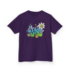Kids Tee — "Stay Wild" Graffiti Daisy Graphic