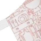 Rose Kitchen Pattern Apron — Floral Cooking Apron with Pink Doodle Design