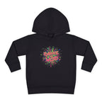Toddler Hoodie — 'Dance Like a Weird' Colorful Graffiti Pullover
