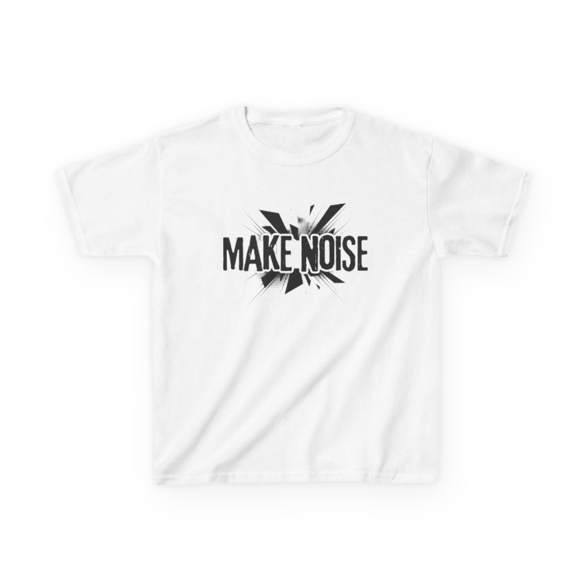 Kids Tee — "Make Noise" Graphic Shirt for Loud, Confident Kids