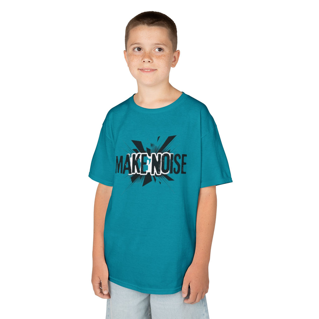 Kids Tee — "Make Noise" Graphic Shirt for Loud, Confident Kids