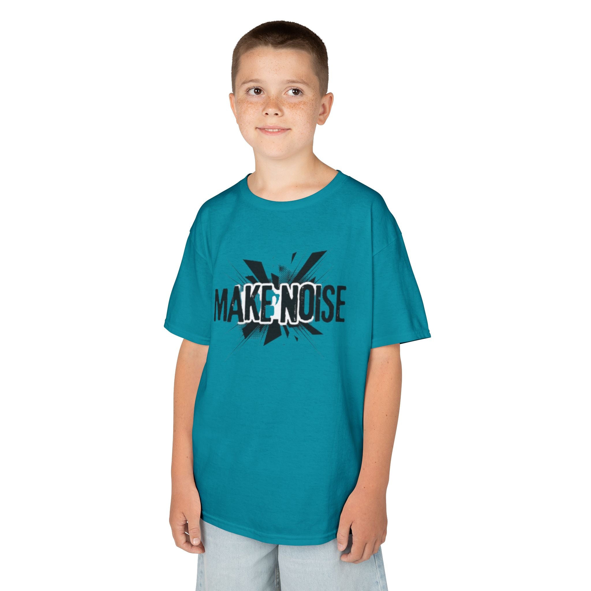 Kids Tee — "Make Noise" Graphic Shirt for Loud, Confident Kids