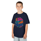 Kids T‑Shirt — "I Can Do All Things" Inspirational Rainbow Tee