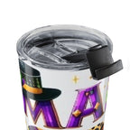 Carnival Mardi Gras 20oz Tumbler — Colorful Leopard & Fleur-de-Lis Design